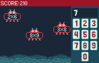 image of Alien Arithmetic Attack game